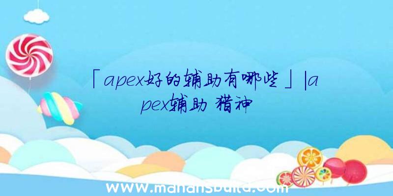 「apex好的辅助有哪些」|apex辅助